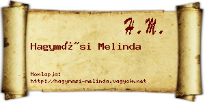 Hagymási Melinda névjegykártya